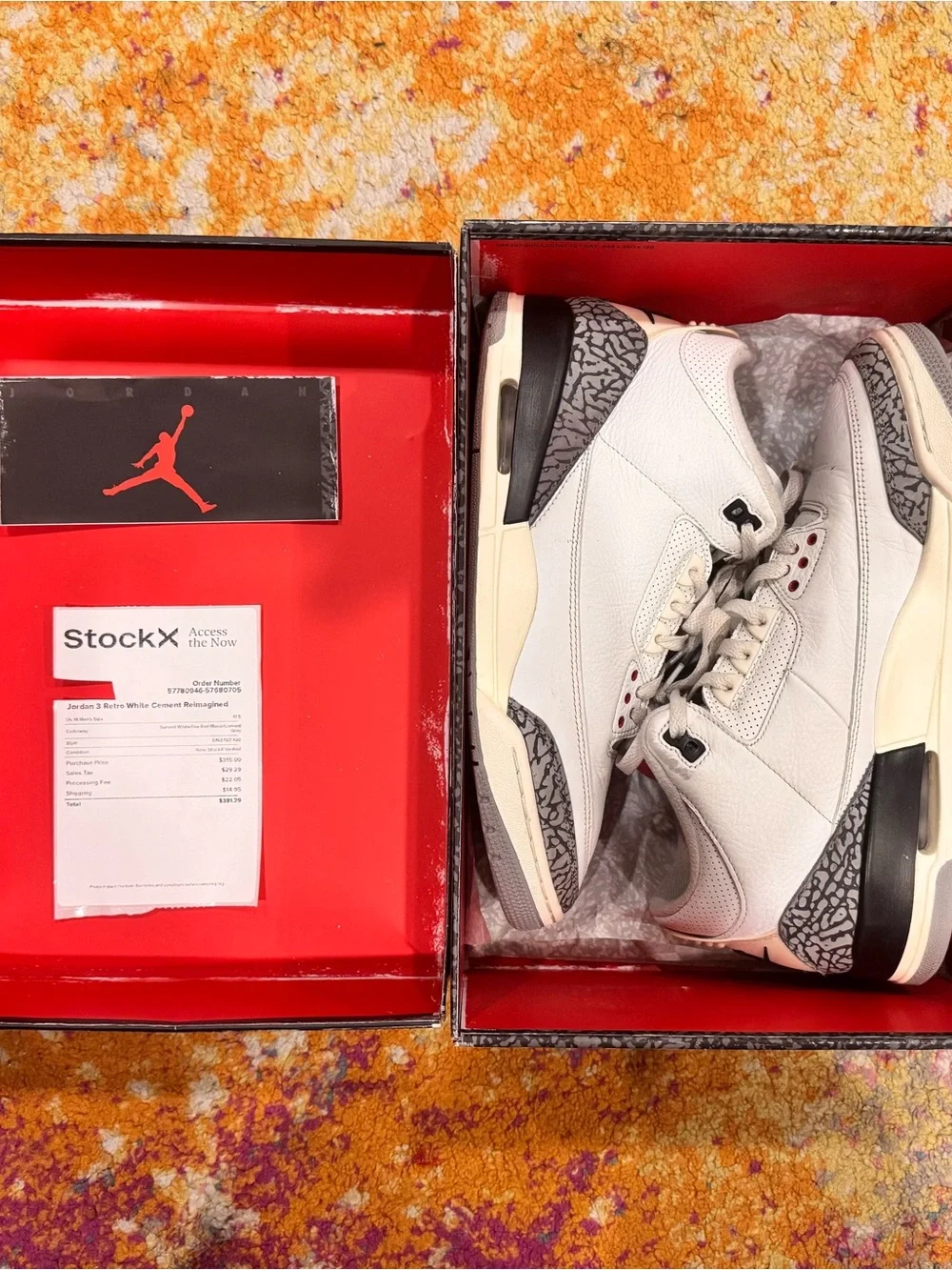 Jordan 3 retro white cement reimagined